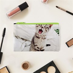 Laughing Kitten Cosmetic Bag (xs) by Sparkle