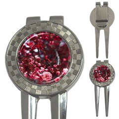 Red Floral 3-in-1 Golf Divots by Sparkle