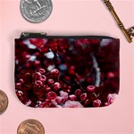 Red Floral Mini Coin Purse Front