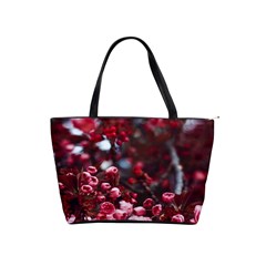 Red Floral Classic Shoulder Handbag by Sparkle