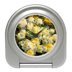 Yellow Roses Travel Alarm Clock by Sparkle