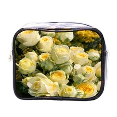 Yellow Roses Mini Toiletries Bag (one Side) by Sparkle