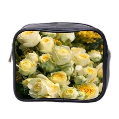 Yellow Roses Mini Toiletries Bag (two Sides) by Sparkle