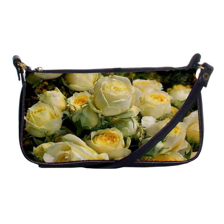 Yellow Roses Shoulder Clutch Bag