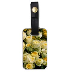 Yellow Roses Luggage Tag (one Side) by Sparkle