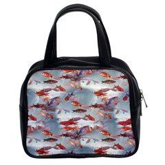 Golden Fishes Classic Handbag (two Sides) by Sparkle