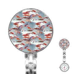 Golden Fishes Stainless Steel Nurses Watch by Sparkle