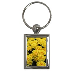 Yellow Roses Key Chain (rectangle) by Sparkle