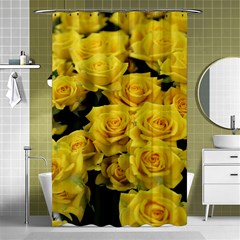 Yellow Roses Shower Curtain 48  X 72  (small)  by Sparkle