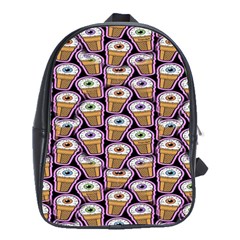 Eyes Cups School Bag (large) by Sparkle