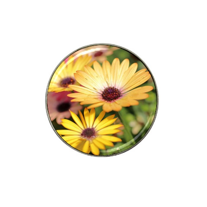 Yellow Flowers Hat Clip Ball Marker