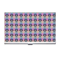 Pink And Blue Business Card Holder