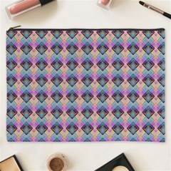 Pink And Blue Cosmetic Bag (xxxl) by Sparkle