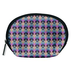 Pink And Blue Accessory Pouch (medium) by Sparkle