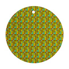 Lemon And Yellow Ornament (round) by Sparkle