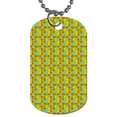 Lemon And Yellow Dog Tag (two Sides) by Sparkle