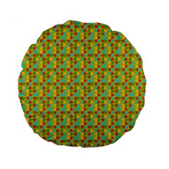 Lemon And Yellow Standard 15  Premium Round Cushions by Sparkle