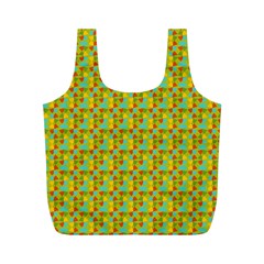 Lemon And Yellow Full Print Recycle Bag (m) by Sparkle