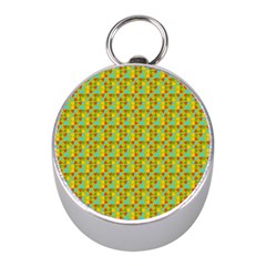 Lemon And Yellow Mini Silver Compasses