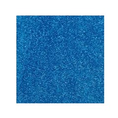 Blue Sparkles Small Satin Scarf (square)