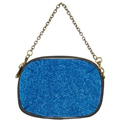 Blue Sparkles Chain Purse (two Sides)