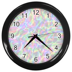 Pinkhalo Wall Clock (black) by designsbyamerianna