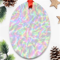 Pinkhalo Oval Ornament (two Sides)