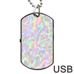 Pinkhalo Dog Tag Usb Flash (two Sides) by designsbyamerianna