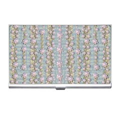 Summer Florals In The Sea Pond Decorative Business Card Holder