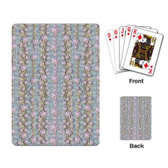 Summer Florals In The Sea Pond Decorative Playing Cards Single Design (rectangle) by pepitasart