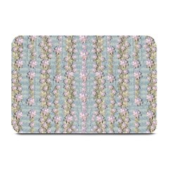 Summer Florals In The Sea Pond Decorative Plate Mats by pepitasart