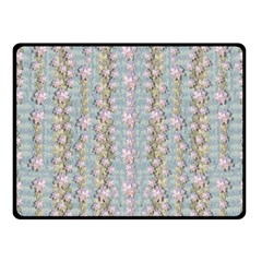 Summer Florals In The Sea Pond Decorative Fleece Blanket (small) by pepitasart