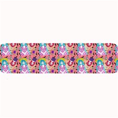 Blue Haired Girl Pattern Pink Large Bar Mats by snowwhitegirl