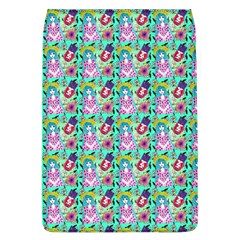 Blue Haired Girl Pattern Green Removable Flap Cover (l) by snowwhitegirl