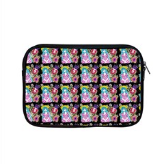 Blue Haired Girl Pattern Black Apple Macbook Pro 15  Zipper Case by snowwhitegirl