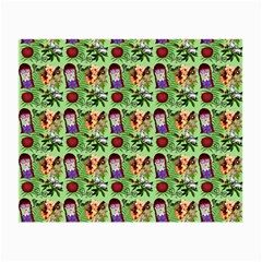 Purple Glasses Girl Pattern Green Small Glasses Cloth by snowwhitegirl