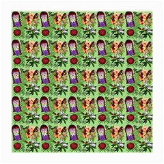 Purple Glasses Girl Pattern Green Medium Glasses Cloth (2 Sides) by snowwhitegirl