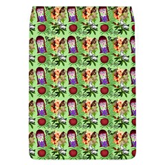 Purple Glasses Girl Pattern Green Removable Flap Cover (l) by snowwhitegirl