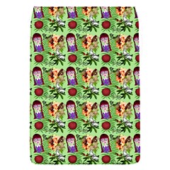 Purple Glasses Girl Pattern Green Removable Flap Cover (s) by snowwhitegirl