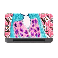 Blue Haired Girl Wall Memory Card Reader With Cf by snowwhitegirl