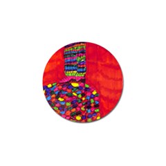 Colorful Leg Warmers Golf Ball Marker (4 Pack) by snowwhitegirl