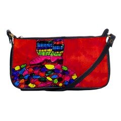 Colorful Leg Warmers Shoulder Clutch Bag by snowwhitegirl