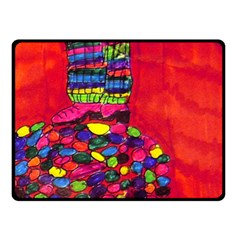 Colorful Leg Warmers Fleece Blanket (small) by snowwhitegirl