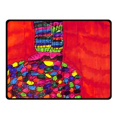 Colorful Leg Warmers Double Sided Fleece Blanket (small)  by snowwhitegirl