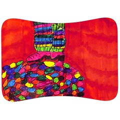 Colorful Leg Warmers Velour Seat Head Rest Cushion by snowwhitegirl