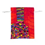 Colorful Leg Warmers Lightweight Drawstring Pouch (S) Front