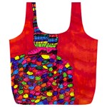 Colorful Leg Warmers Full Print Recycle Bag (XXXL) Front