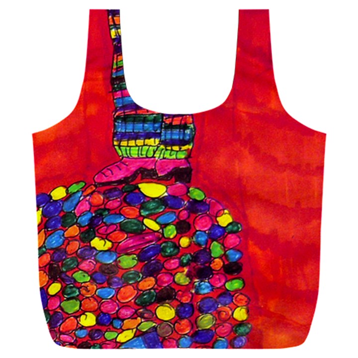 Colorful Leg Warmers Full Print Recycle Bag (XXXL)