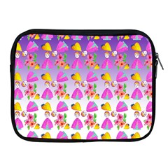 Girl With Hood Cape Heart Lemon Patternpurple Ombre Apple Ipad 2/3/4 Zipper Cases by snowwhitegirl