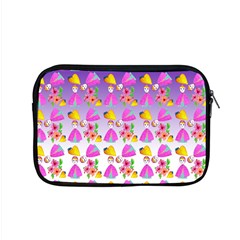 Girl With Hood Cape Heart Lemon Patternpurple Ombre Apple Macbook Pro 15  Zipper Case by snowwhitegirl